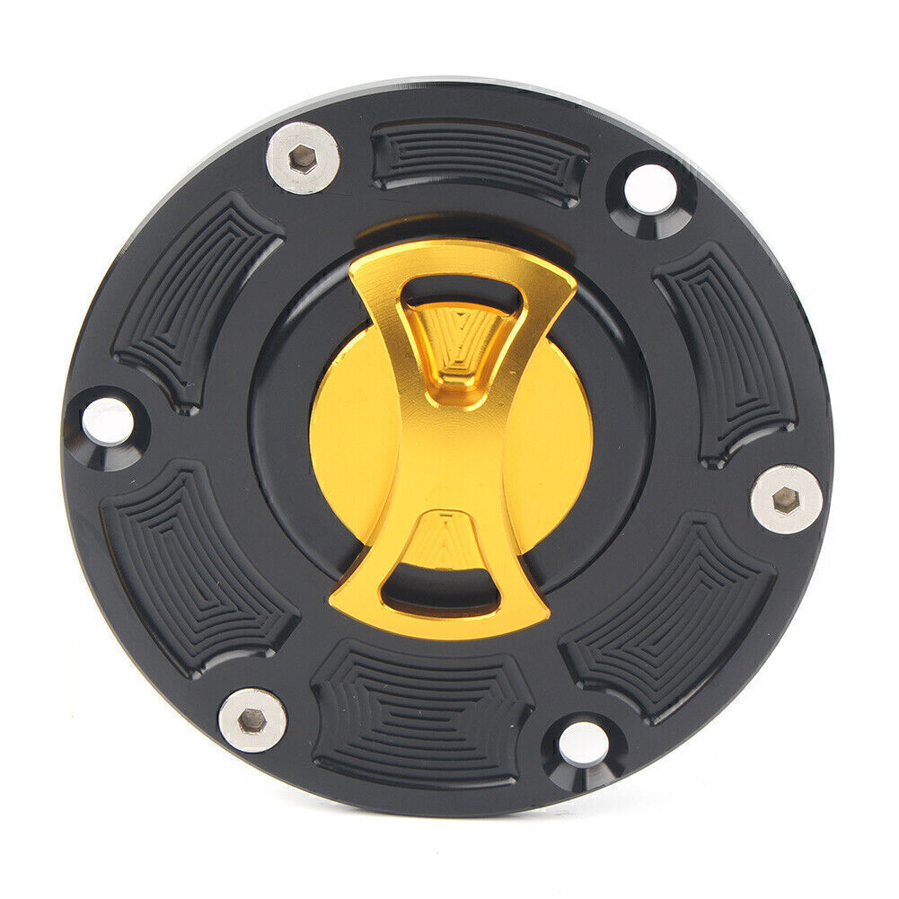 Fit RS125/RS250 RSV1000 Tiger 800 Fuel Gas Tank Cap Cover Gold UK