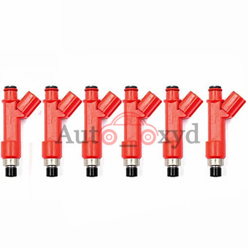 6x fuel injectors for 850cc 1ZZFE 2ZZGE, suitable for Toyota 1.8L for Lotus Exige Celica 1001-87F90
