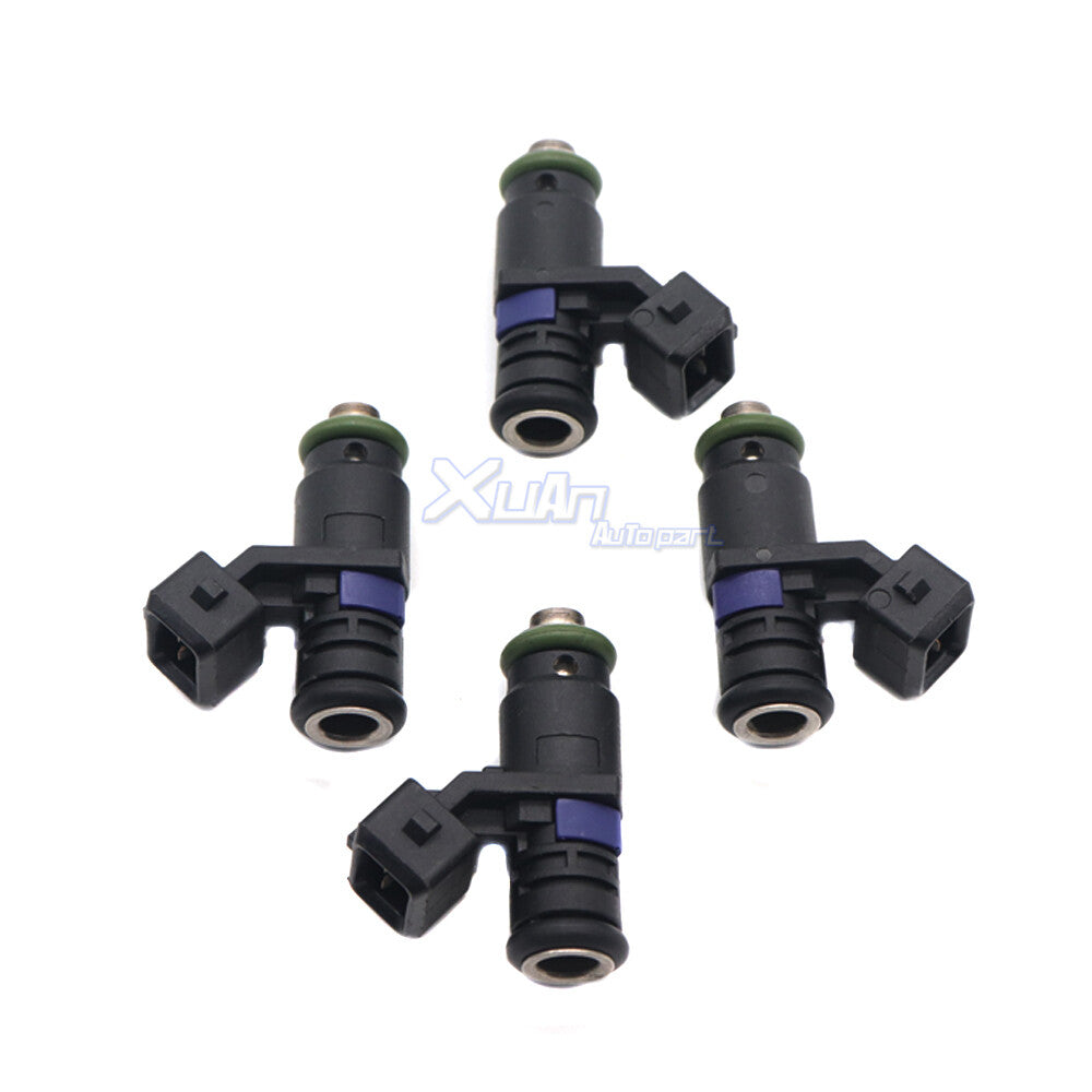 Fuel Injector Kit 4-Piece Set 8200511099 for Renault Megane Sport F4R 774 F4Rt 774