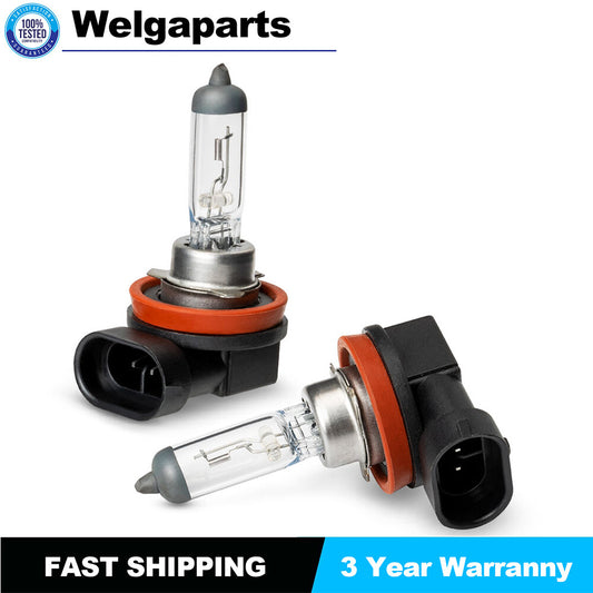 2X H11 Halogen 12V 55W Fog Halogen Bulb Car Head Light Lamps Auto Low Beam