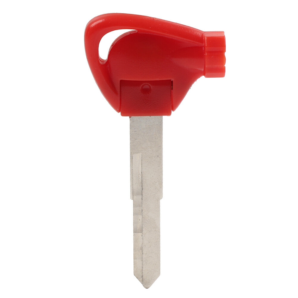 Right Ignition Key Blank Uncut Blade Red Red for Yamaha Motorbike Scooter