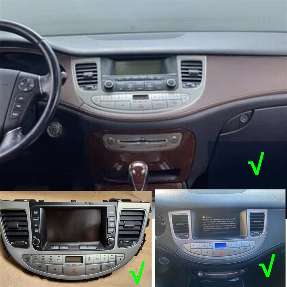 9.7 Stereo Radio GPS Head Unit for Hyundai for Genesis Sedan 2009-2014 with Carplay