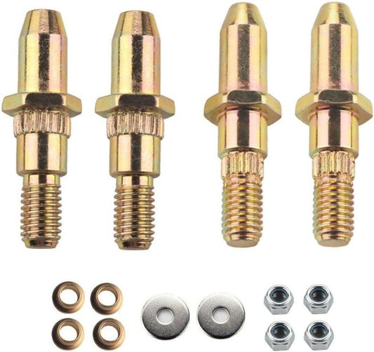 Door hinge pin and bushing repair kit suitable for 1999 and older for GMC for Sierra for Chevrolet trucks and SUVs.