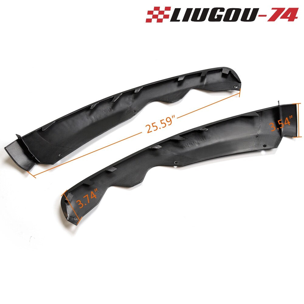 Suitable for 2013-2016 Fusion front bumper lower valance, left and right 1-piece set (USA)