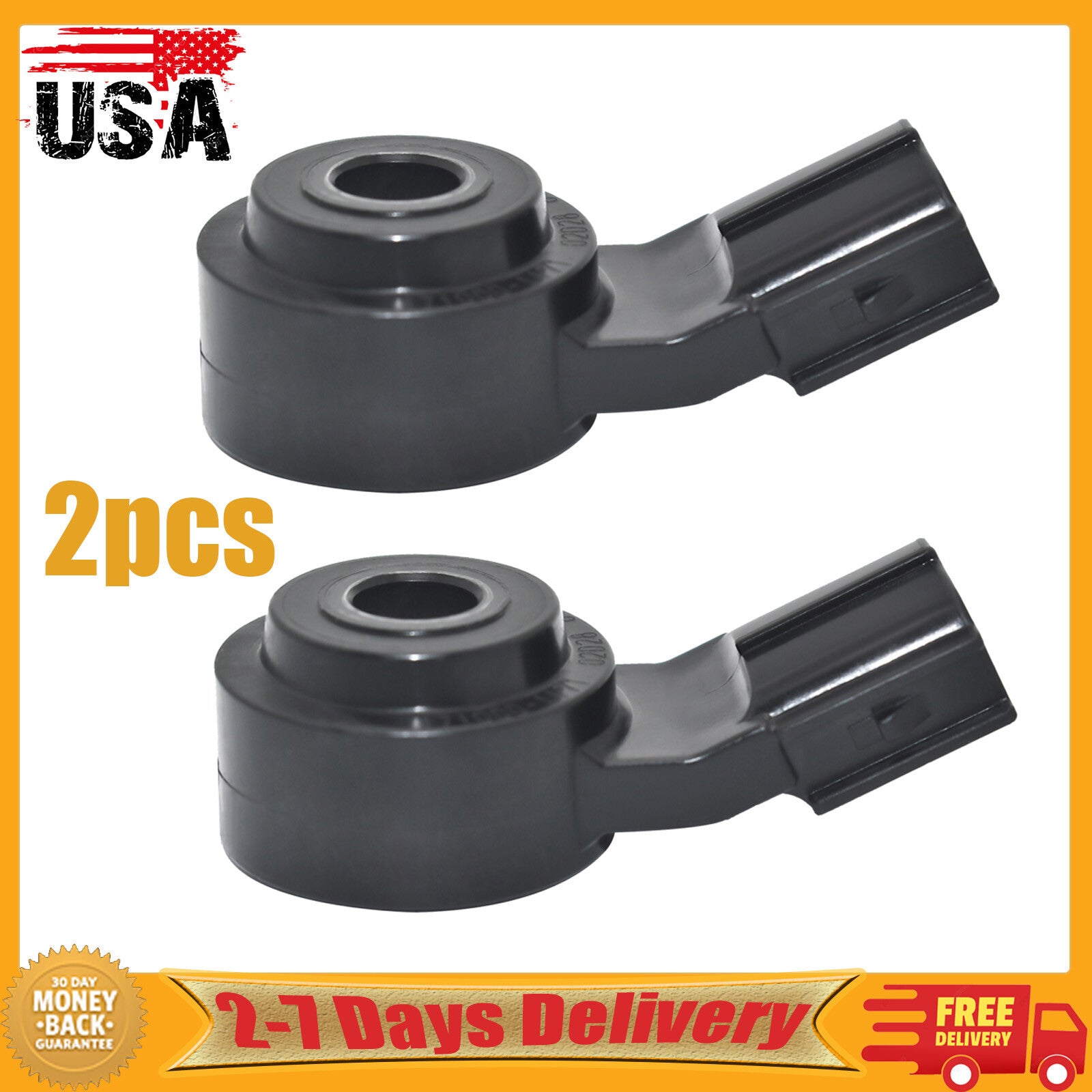 2pcs 89615-06010 Engine Knock Sensor for Toyota RAV4 for Corolla Matrix for Lexus for Scion