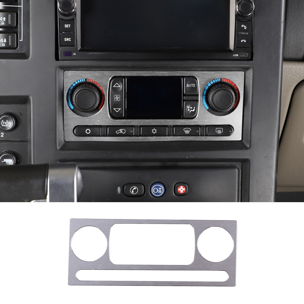Sleek black exterior door handle cover trim for Mercedes-Benz G-Class W463 G350 2019-2021