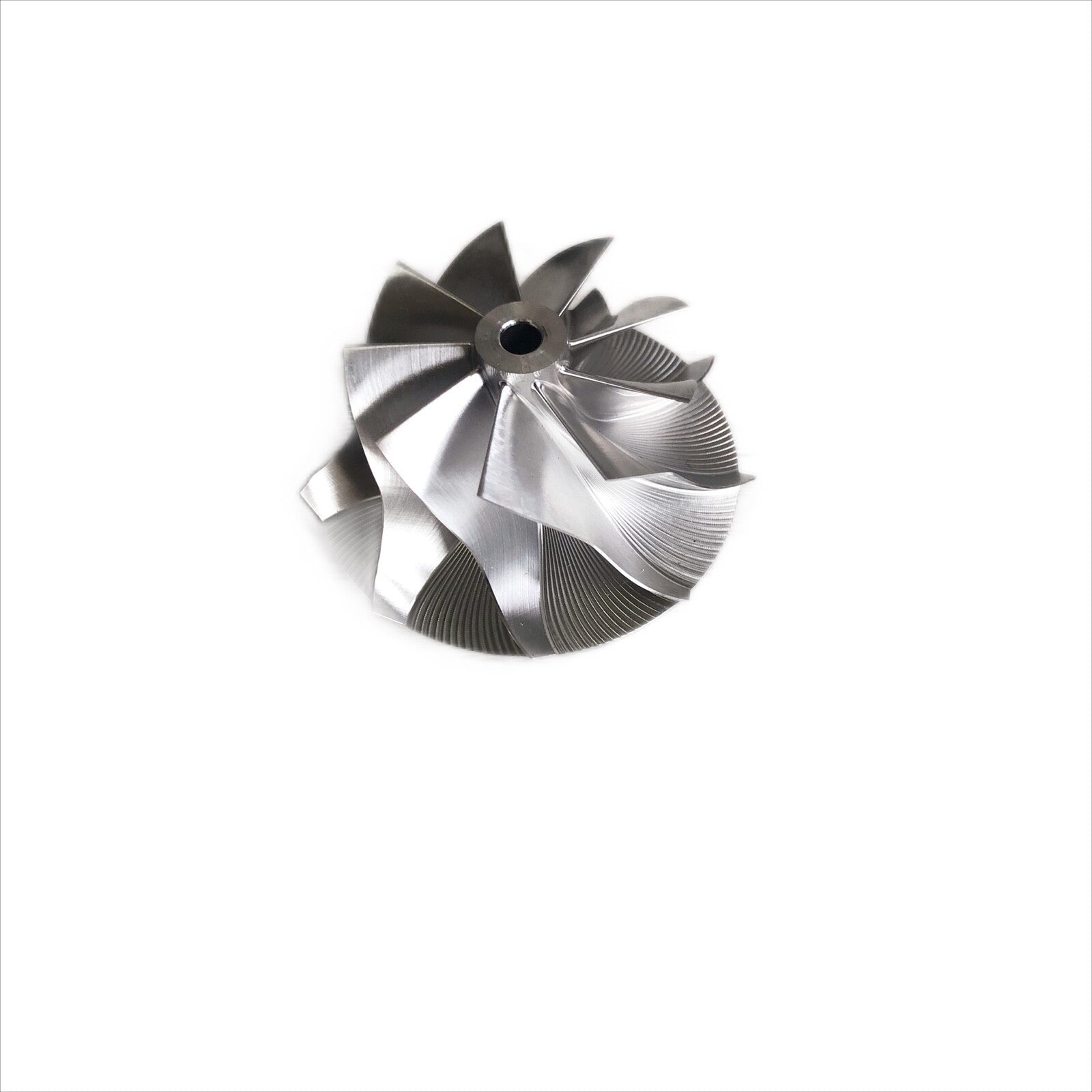 GT12 36.35/49.00 mm 9+0 Blade High-Performance Turbine Billet Compressor Wheel