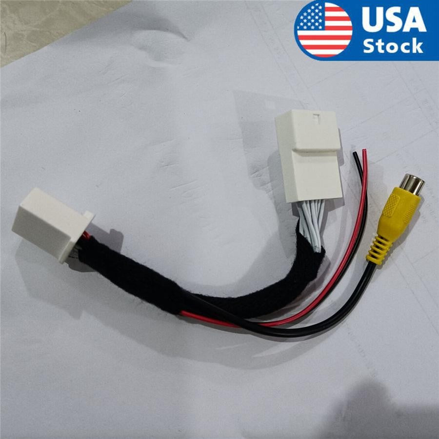 16P Reverse Backup Camera Adapter Cable Radio T-Harness for Subaru for Scion for Toyota