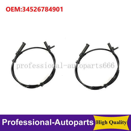 2-piece L+R ABS wheel speed sensor kit 34526784901, suitable for BMW 535d, 2014-2016.