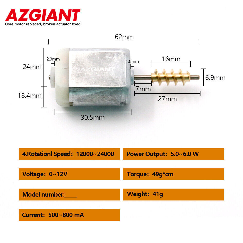 Door lock actuator motor 68268762AA 40136025-003 suitable for Jeep Renegade 2015-2020