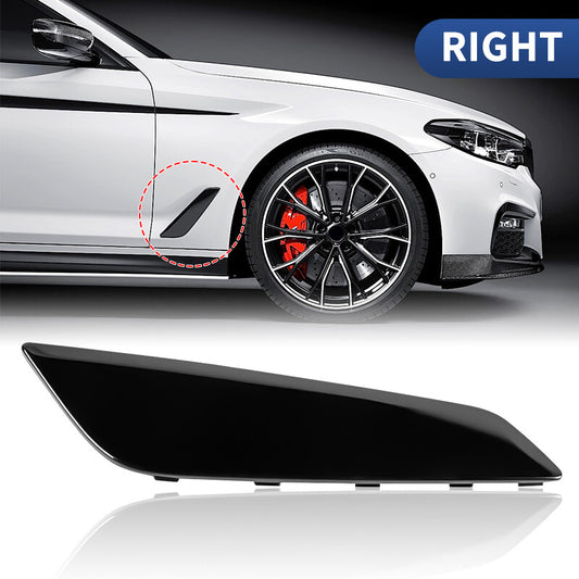 Right Passenger Side Fender Duct Trim Gloss Black For 2017-2020 for BMW G30 5 Series
