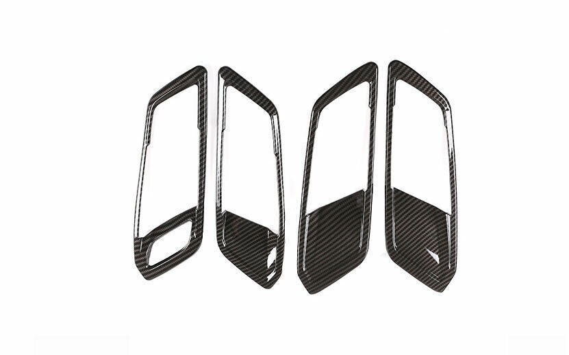 Fit for BMW 3 Series G20 2019-2023 Carbon Fiber Inner Door Handle Frame Trim 4P
