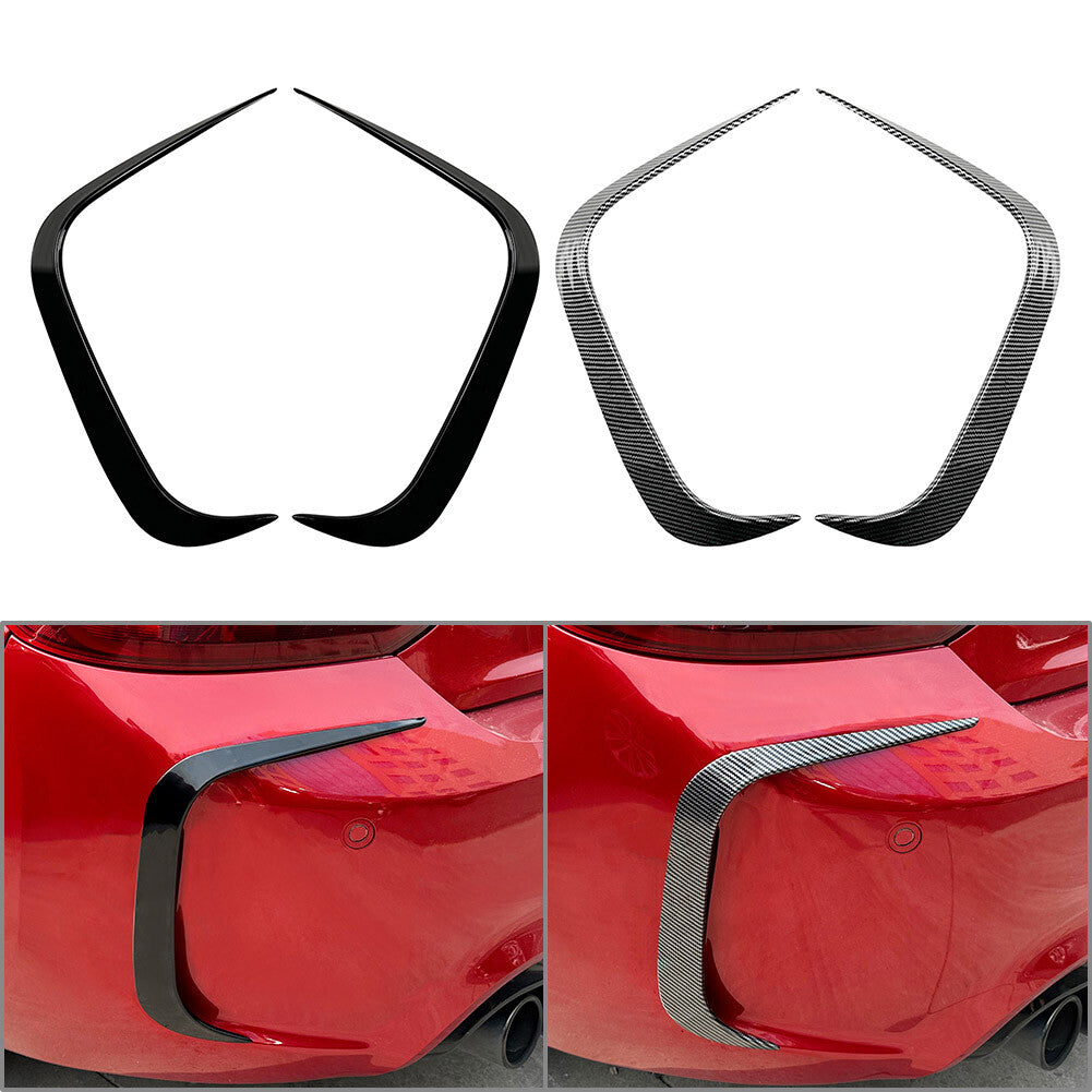 Rear Bumper Air Wind Blade Spoiler Cover for BMW 2 Series M2 F87 Coupe 2016-2021