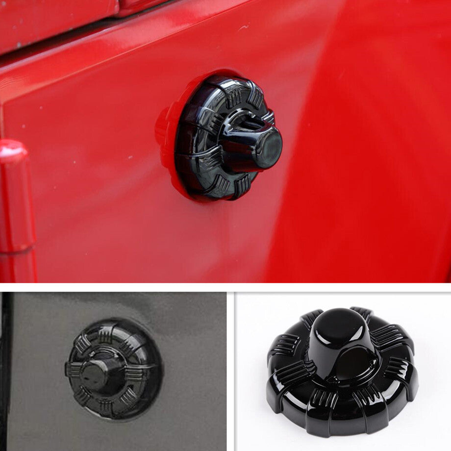 Fit for 2018-2023 for Jeep for Wrangler JL ABS Gloss Black Look Antenna Base Cover Trim