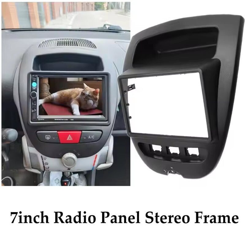Car Radio Fascias Holder 7in Android MP5 Stereo Panel Frame For AYGO 2005-2014