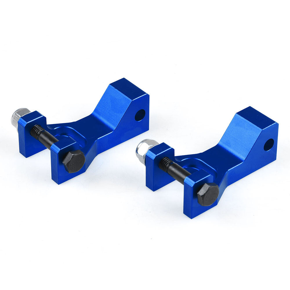 Motorcycle Rider Front Foot Pegs Lowering Kit for Yamaha 350 660R Blue