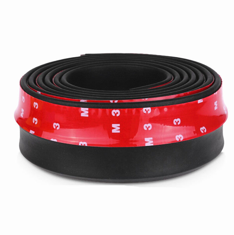 2.5M Car Front Bumper Spoiler Lip Splitter Chin Protector Rubber Pad