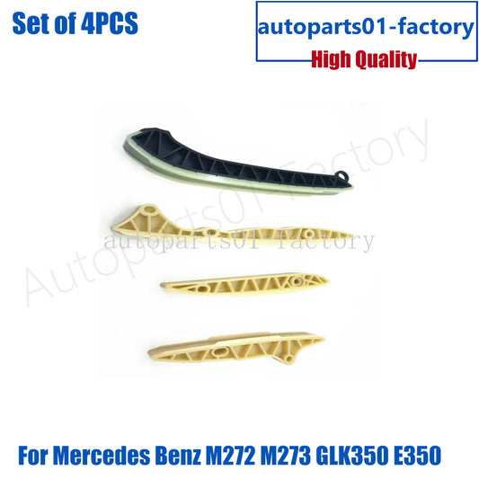 Set 4 Timing Chain Guide 2720520016 for Mercedes-Benz M272 M273 GLK350 E350