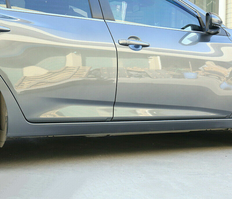 4x for Nissan Sentra Sylphy 20-2023 Carbon Fiber Steel Door Body Side Strip Trim