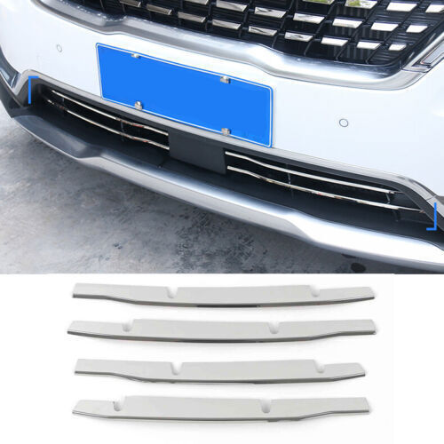 2022-2024 for Kia Carnival Chrome Front Bumper Decorate Grille Grill Trim Strips