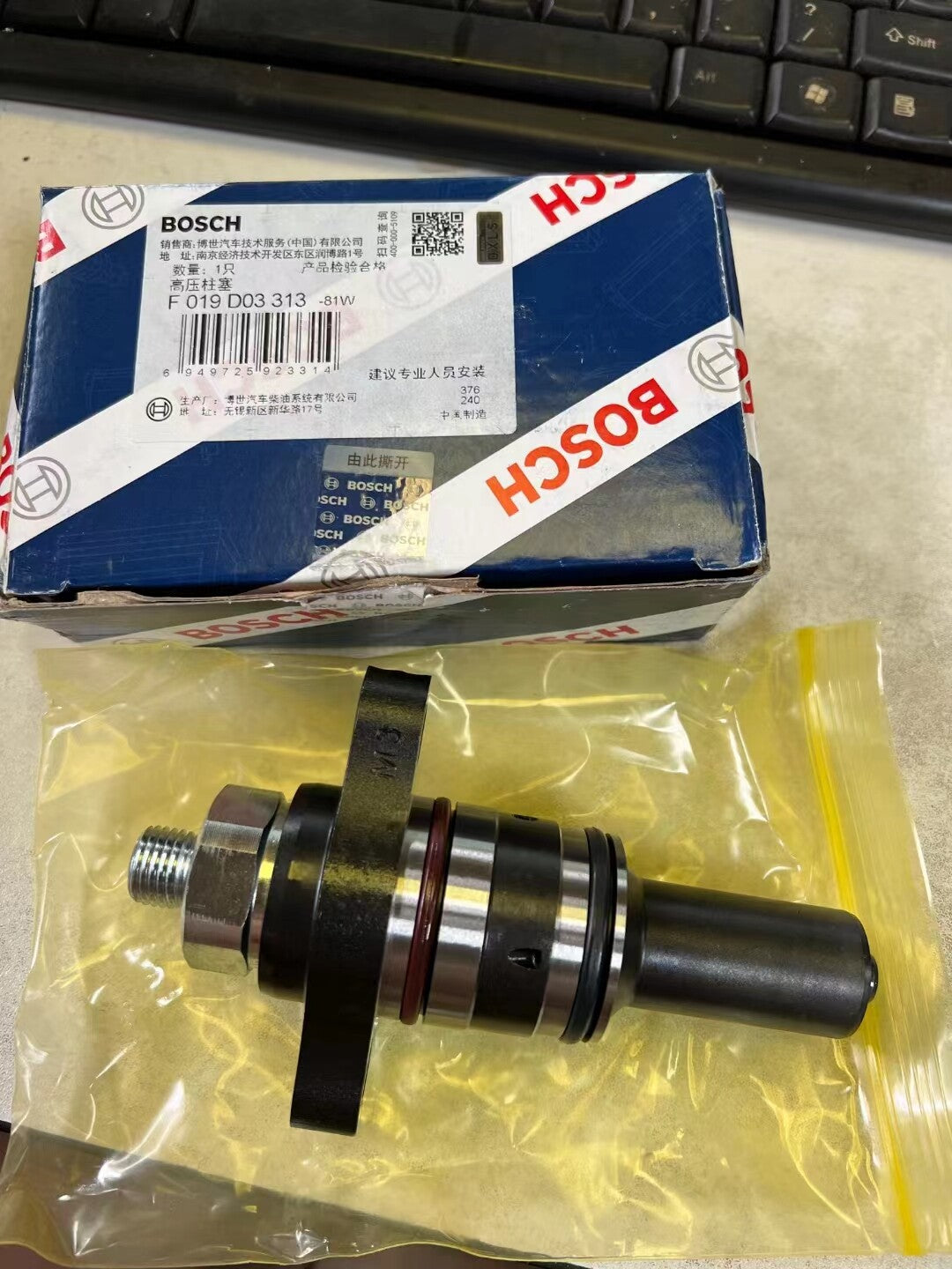 High Pressure Plunger CP2.2 Oil Pump Plunger Assey F019D03313