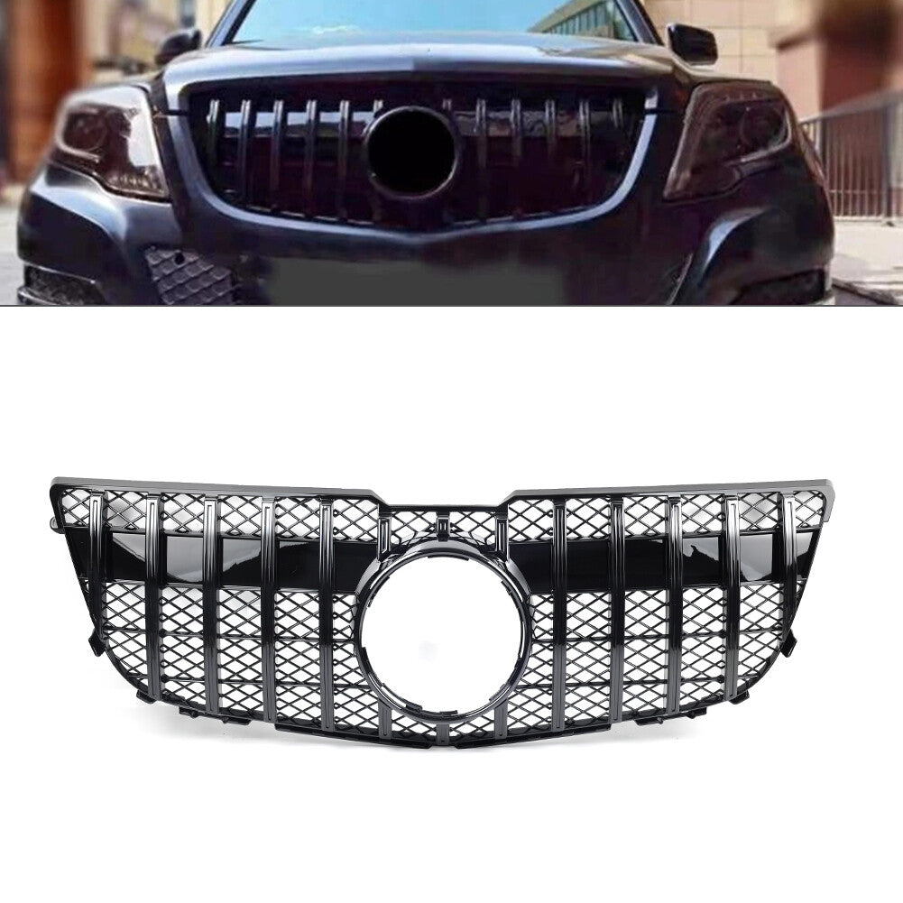 GTR Style Front Bumper Hood Grille for Benz GLK Class X204 2013-2015 2013