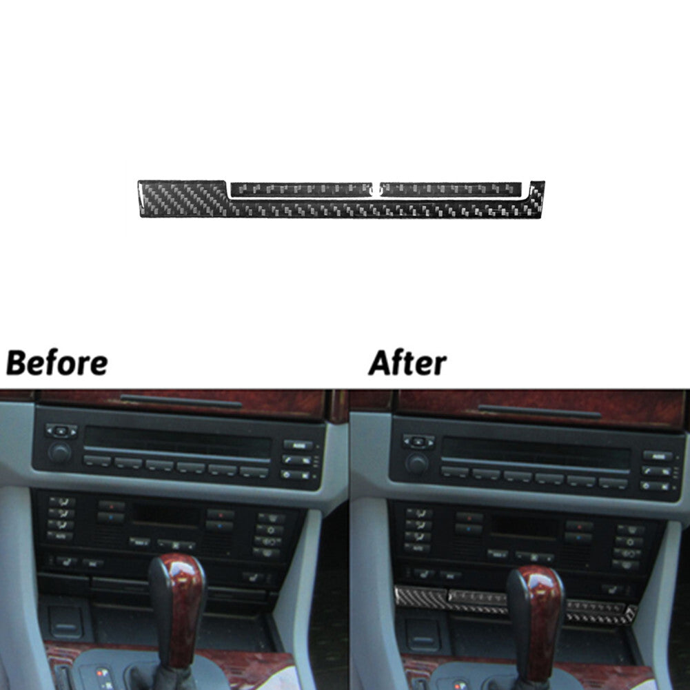 Carbon Fiber Interior Below Cup Holder Cover Trim for BMW 5 Series M5 1998-2003