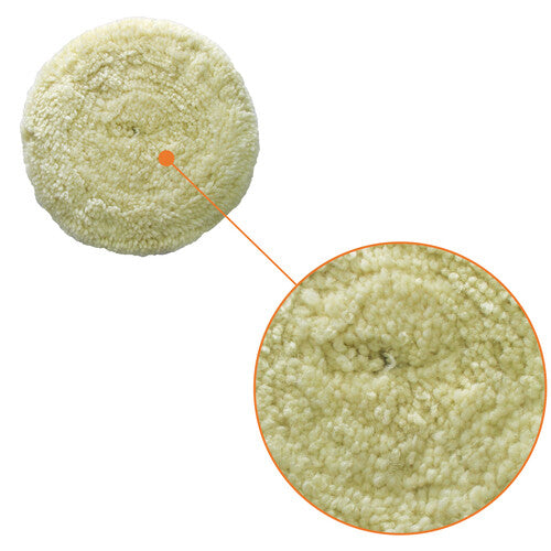7-inch Soft Wool Cleaning and Polishing Cushion Pad for Cars, Car Polisher, 2 Packs