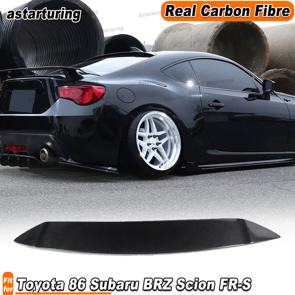 REAL CARBON Rear Trunk Spoiler Wing for Toyota 86 for Subaru BRZ for Scion -S 2012-17