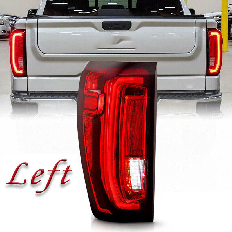 Left Driver LED Tail Light Taillight For 2019 20-2023 for GMC for Sierra Rear Stop Lamp