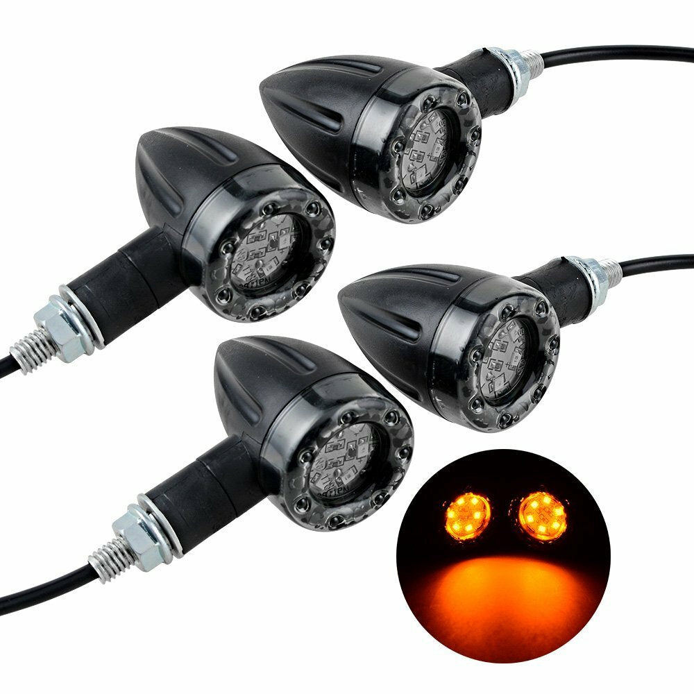 4-piece motorcycle LED brake running turn signal taillights for Harley for HONDA Cafe
