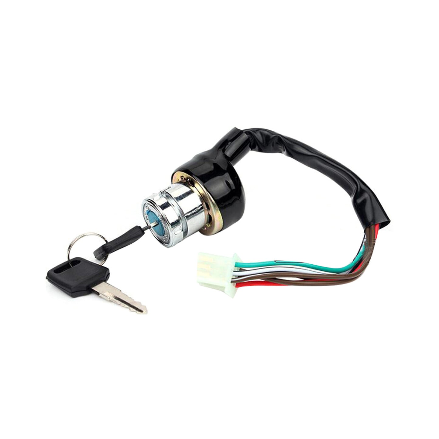 Universal Motorcycle 6 Wire Ignition Starter Off/On/On Switch Lock With Key