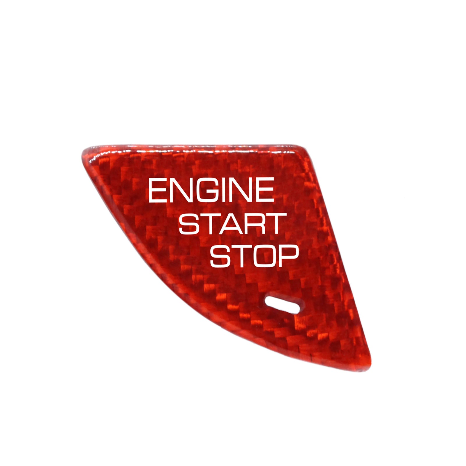 Genuine carbon fiber engine start/stop button cover trim suitable for Cadillac ATS 2013 - 19