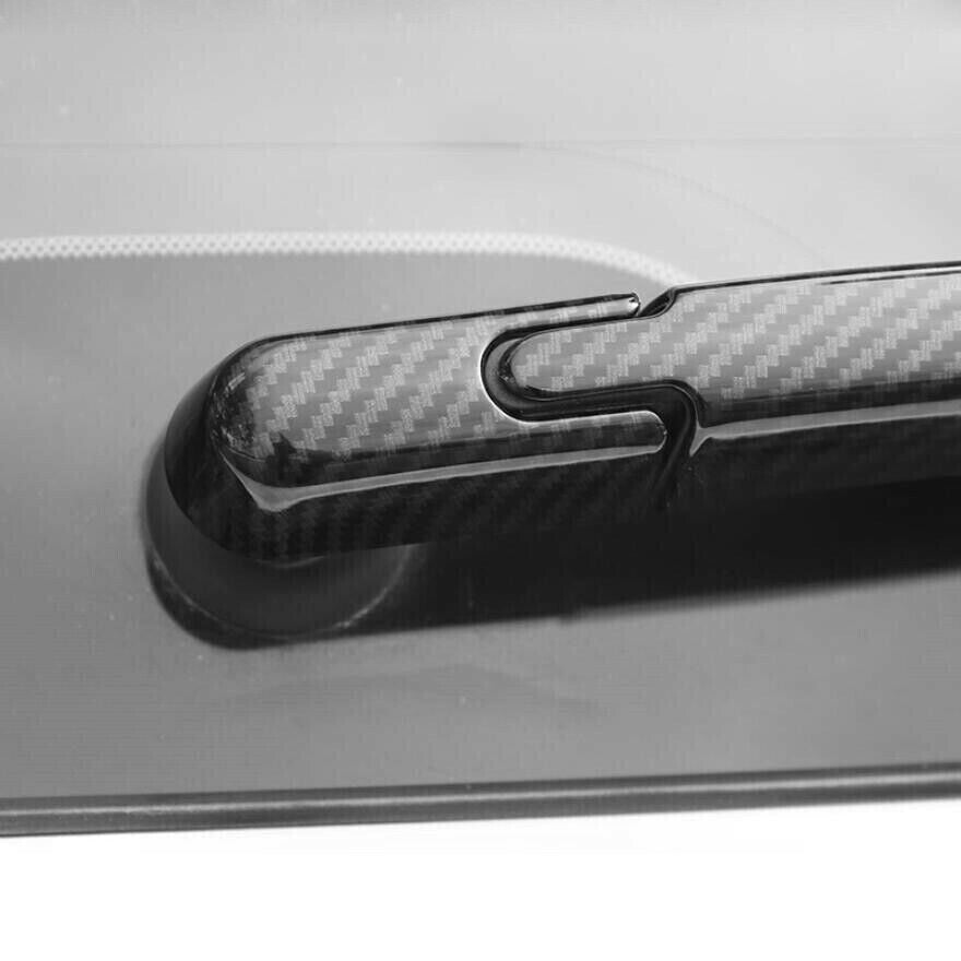4PCS Carbon Fiber Rear Window Rain Wiper Cover Trim For 2018-22 for Toyota CHR C-HR
