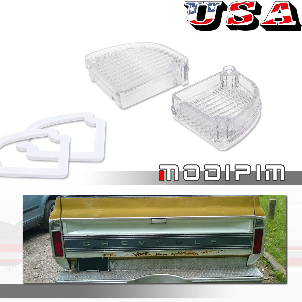 Spare light lens and gasket for 67-72 for Chevrolet for GMC Fleetside pickup trucks C10 C20