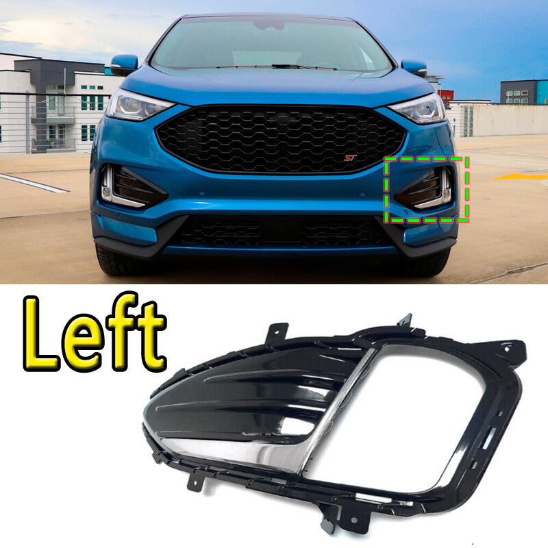 Left for Ford Edge 2019 20-22 Front Driver Side Bumper Fog Light Cover Bezel