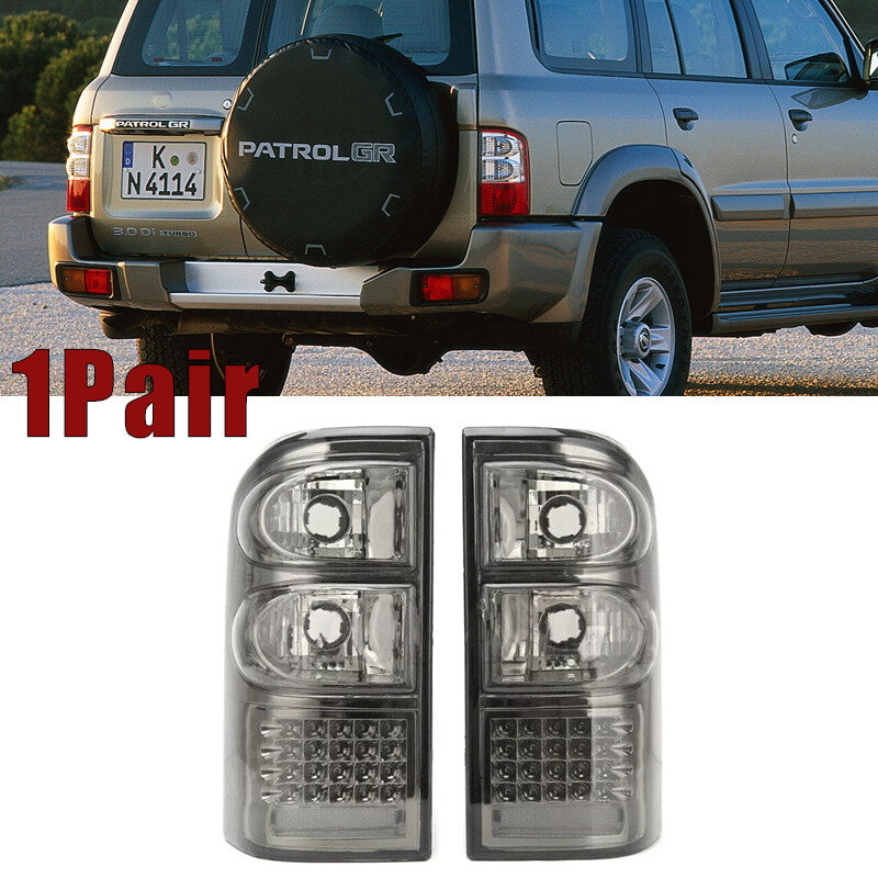 Pair Rear Tail Light ABS Brake Lamp Tail Lamp for Nissan Patrol Y61 1997-2004