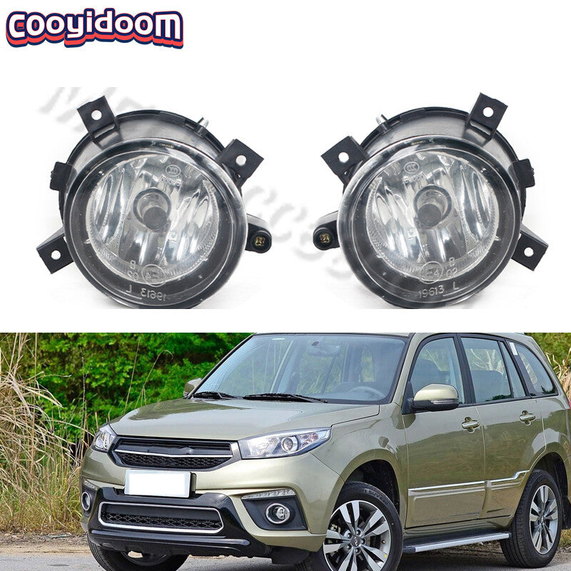 Pair Front Bumper Fog Light Signal Lamp for Chery Tiggo5 3 5X 3X 7 2014-2018