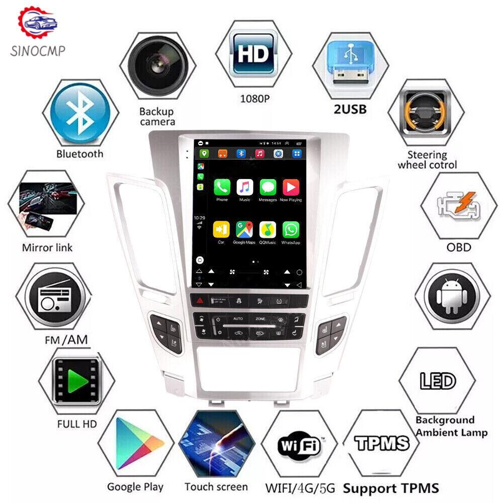 Android 11 Radio screen for Cadillac CTS CarPlay GPS NAVI WIFI for Tesla Style NEW