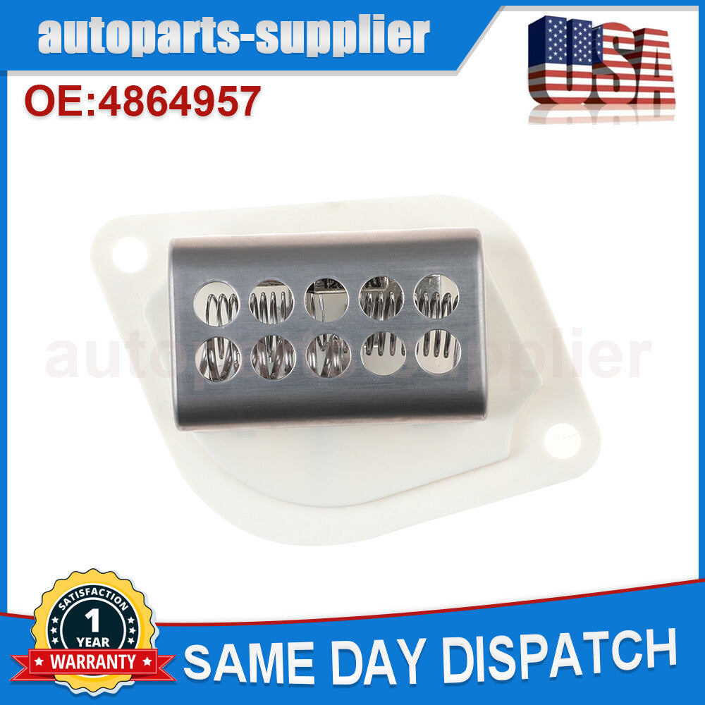 Heater blower motor resistance 4864957, suitable for 1997-2001 for Jeep Cherokee TJ for Wrangler .