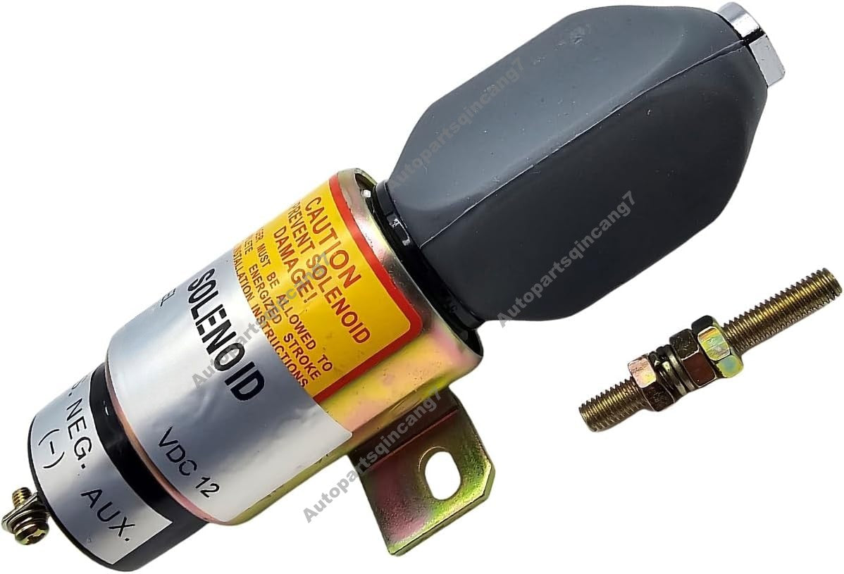 12V Fuel Shutdown Solenoid B20-00-0044 for Haulotte Biljax Boom Lift HLA19PX