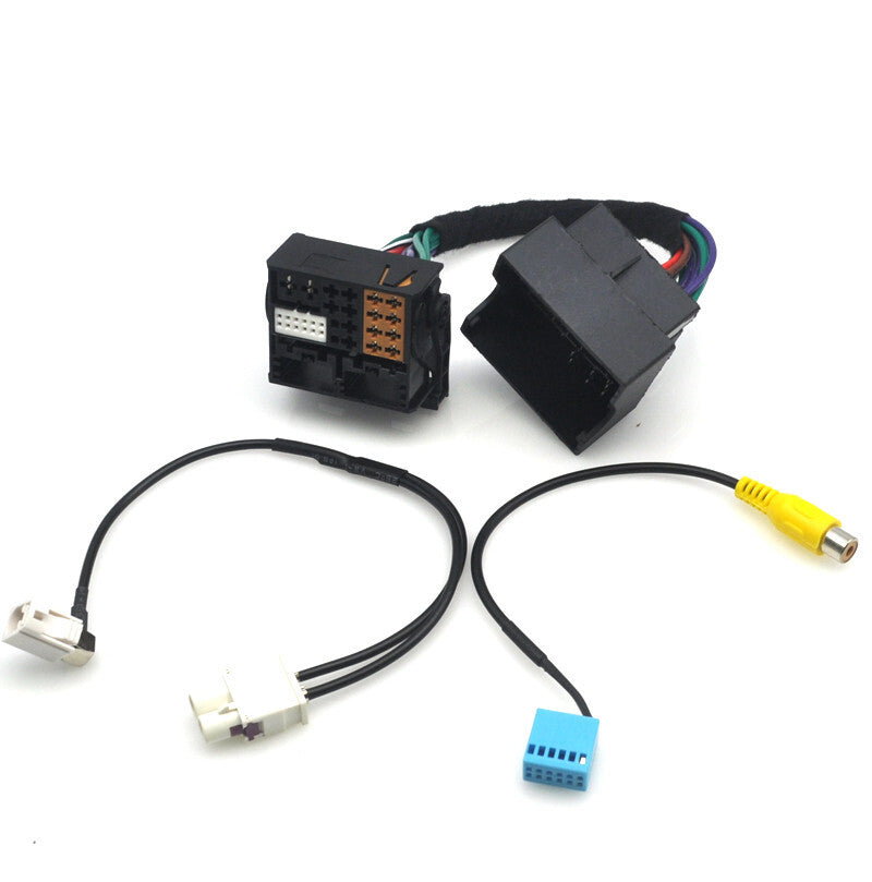 for VW RCD330 340G 187B 187F MIB Radio Radio ISO MQB to PQ Camera Adapter Cable