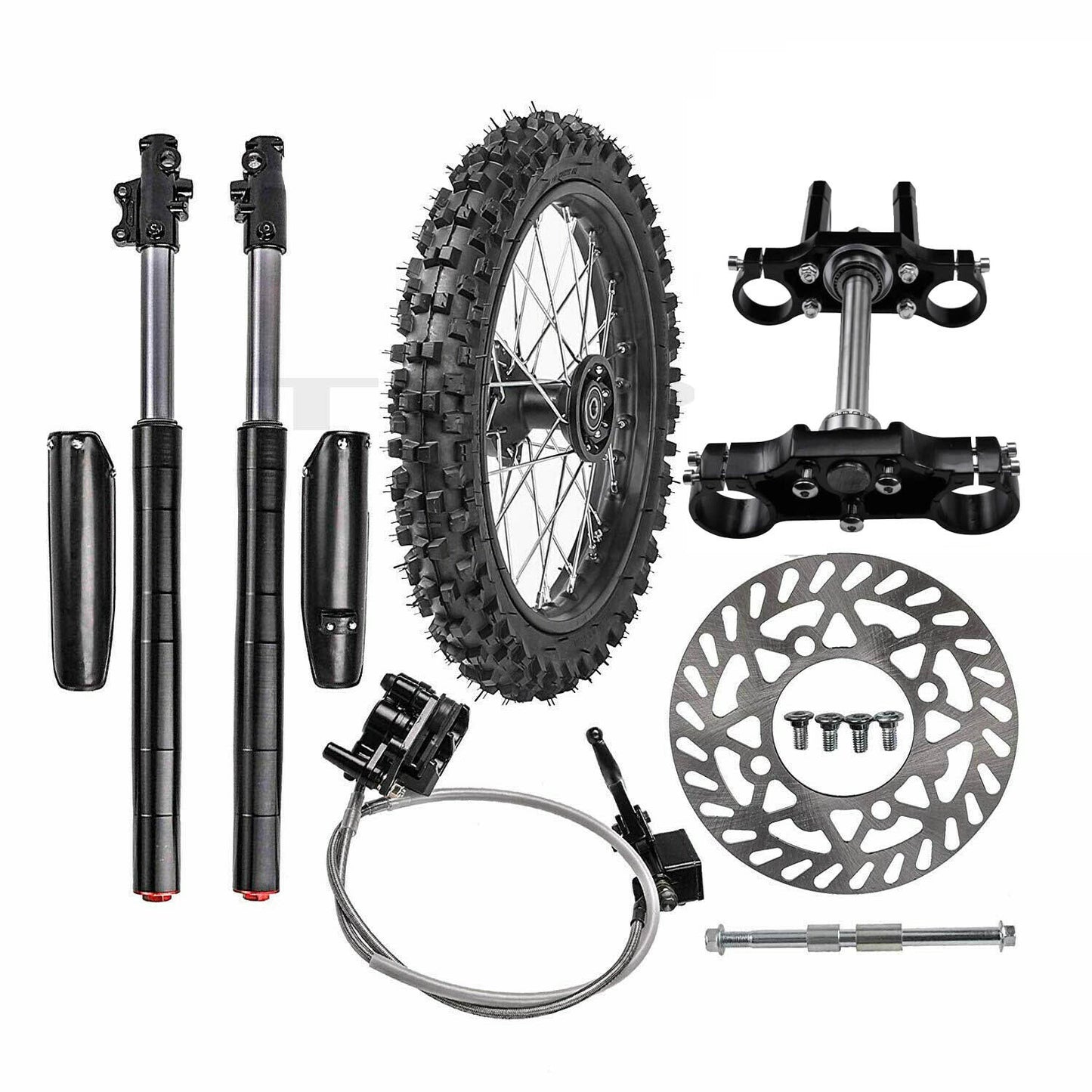 17-inch wheels 70/100-17 + triple clamp fork for mini off-road pit bike SSR 110 125cc