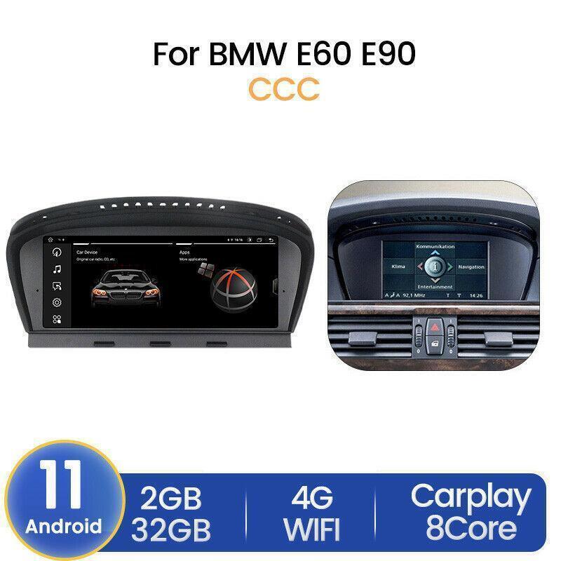Car GPS Navi Stereo Wireless Carplay for BMW 3/5 Series E90 E60 CCC 8.8