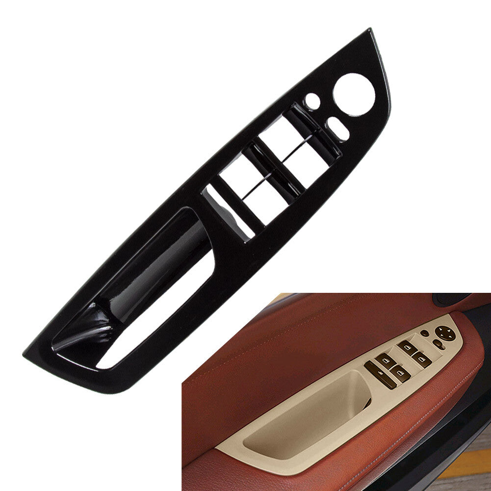 1x Front Inner Door Panel Handle Pull Trim Cover for BMW X5 E70 X6 E71 LHD