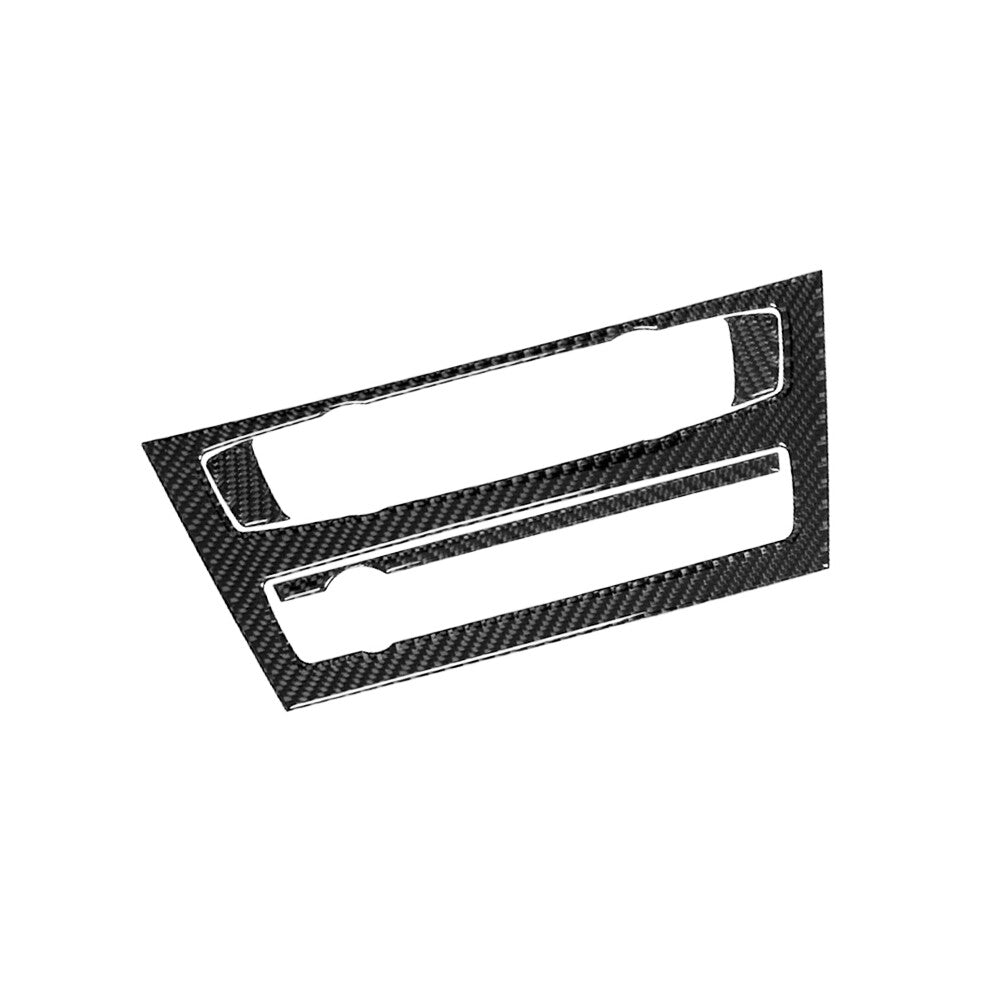 Carbon Fiber Central CD Radio Frame Cover Trim for BMW X3 F25 X4 F26 2011-2017