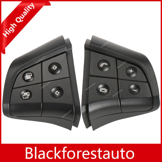 Qty 2 Fit for Mercedes-Benz W164 W251 W245 Steering Wheel Switch 4 Button Black