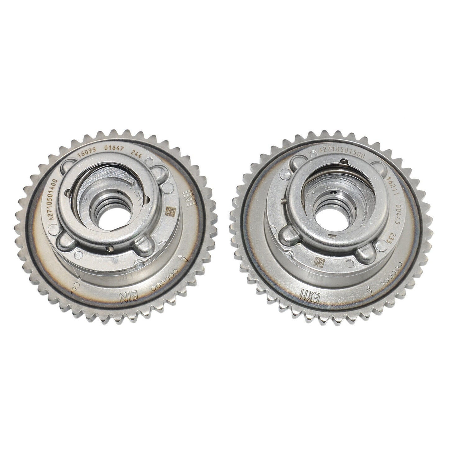 2¡Áfor Mercedes-Benz M271 W204 A2710501400 Camshaft Adjuster Gears Intake Exhaust