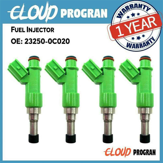 4Pcs Fuel Injector 23250-0C020 for Toyota Hilux Vigo 2TRFE for Land Cruiser for Lexus