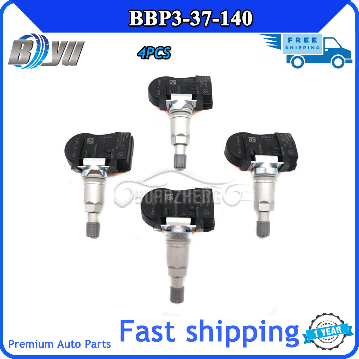 BBP3-37-140 is a new 4x TPMS tire pressure monitoring sensor for Mazda CX-9 and MX-5 Miata.